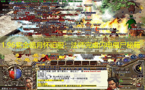 1.96紫金皓月怀旧服：法师完虐闪电僵尸秘籍