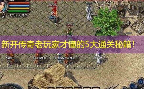 <b>新开传奇老玩家才懂的5大通关秘籍！</b>