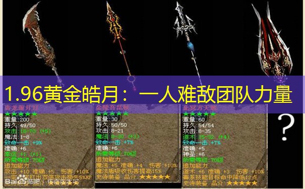 1.96黄金皓月：一人难敌团队力量