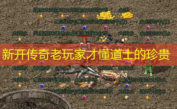 新开传奇老玩家才懂道士的珍贵