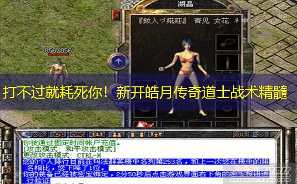 打不过就耗死你！新开皓月传奇道